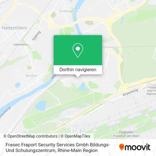Frasec Fraport Security Services Gmbh Bildungs- Und Schulungszentrum Karte