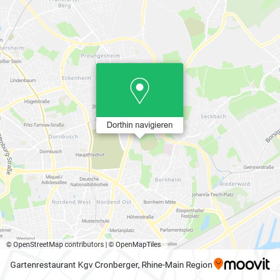 Gartenrestaurant Kgv Cronberger Karte