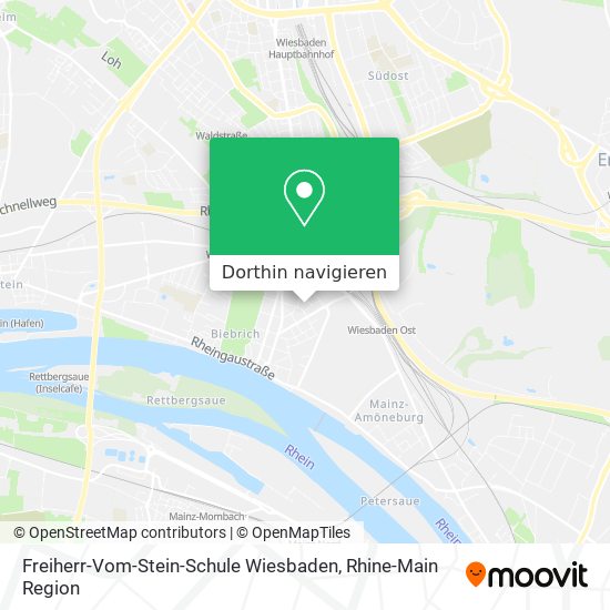 Freiherr-Vom-Stein-Schule Wiesbaden Karte