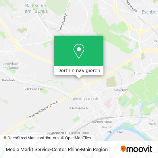 Media Markt Service-Center Karte