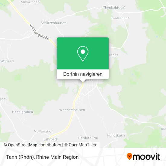 Tann (Rhön) Karte