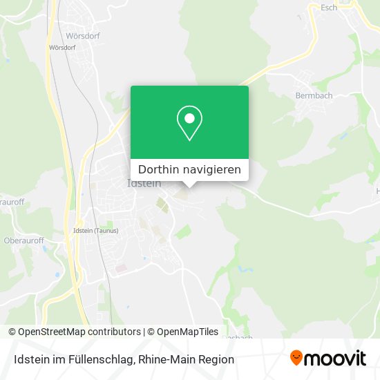 Idstein im Füllenschlag Karte