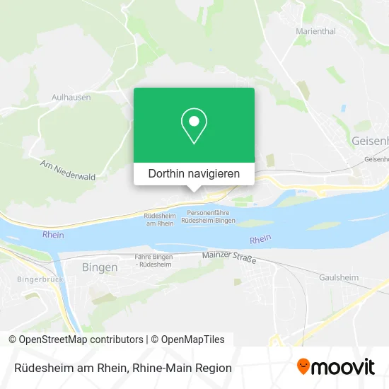 Rüdesheim am Rhein Karte