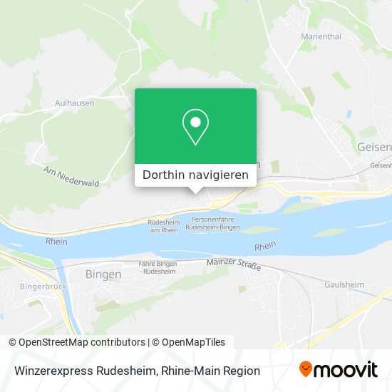 Winzerexpress Rudesheim Karte