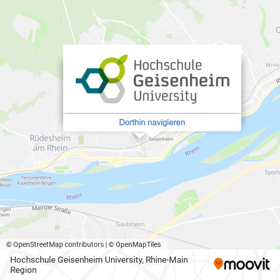 Hochschule Geisenheim University Karte