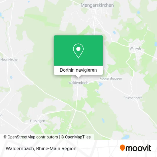 Waldernbach Karte