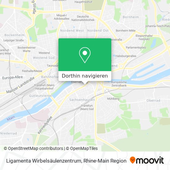 Ligamenta Wirbelsäulenzentrum Karte