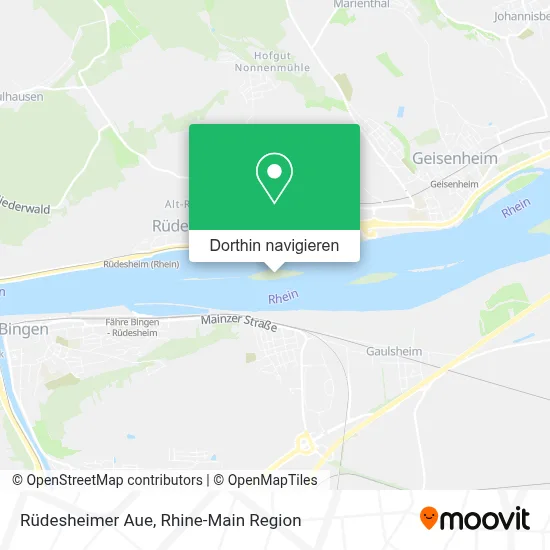 Rüdesheimer Aue Karte