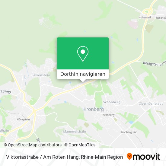 Viktoriastraße / Am Roten Hang Karte