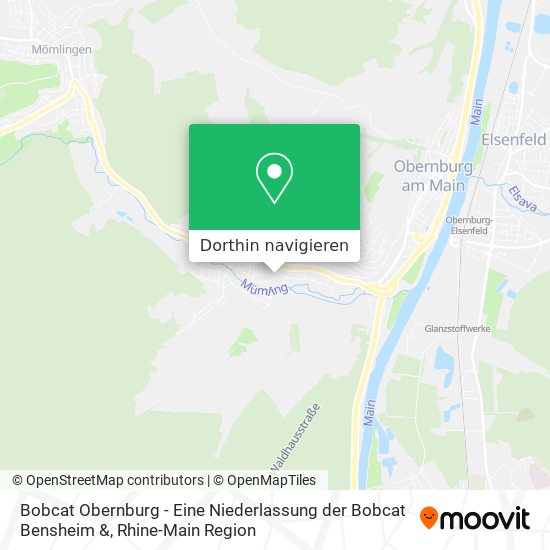 Bobcat Obernburg - Eine Niederlassung der Bobcat Bensheim & Karte