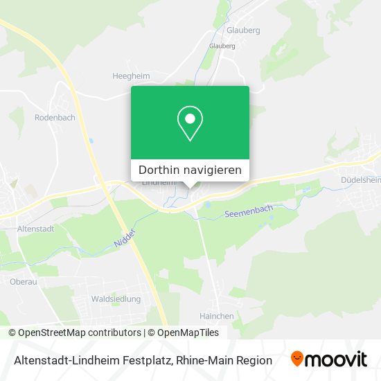 Altenstadt-Lindheim Festplatz Karte