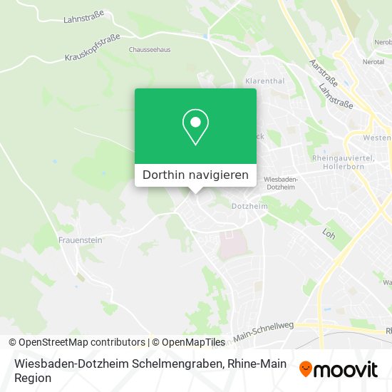 Wiesbaden-Dotzheim Schelmengraben Karte