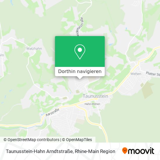 Taunusstein-Hahn Arndtstraße Karte