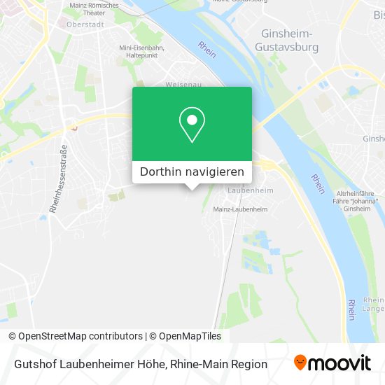 Gutshof Laubenheimer Höhe Karte