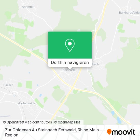 Zur Goldenen Au Steinbach-Fernwald Karte