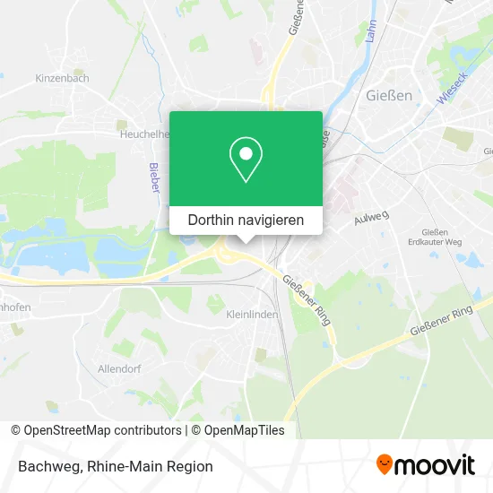 Bachweg Karte