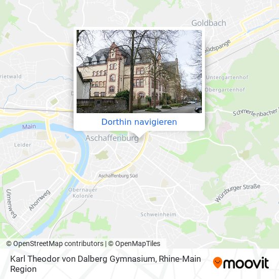 Karl Theodor von Dalberg Gymnasium Karte