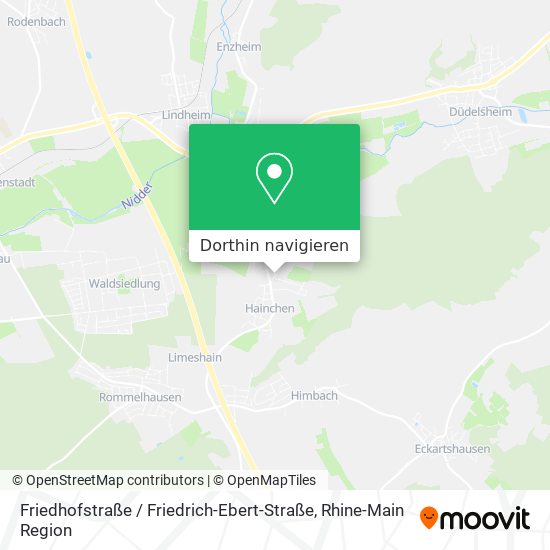 Friedhofstraße / Friedrich-Ebert-Straße Karte
