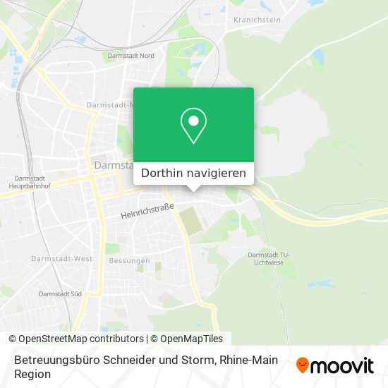 Betreuungsbüro Schneider und Storm Karte