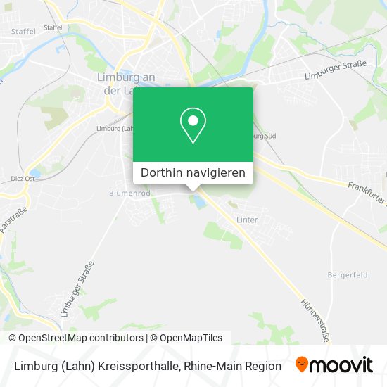 Limburg (Lahn) Kreissporthalle Karte