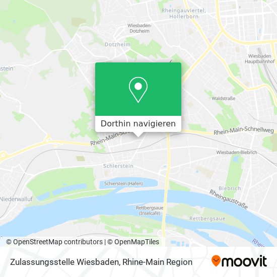 Zulassungsstelle Wiesbaden Karte