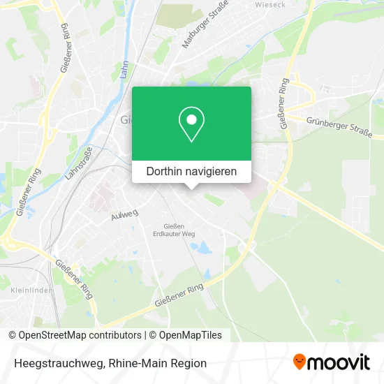 Heegstrauchweg Karte