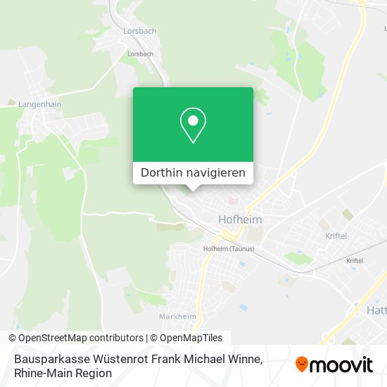 Bausparkasse Wüstenrot Frank Michael Winne Karte