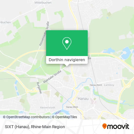 SIXT (Hanau) Karte