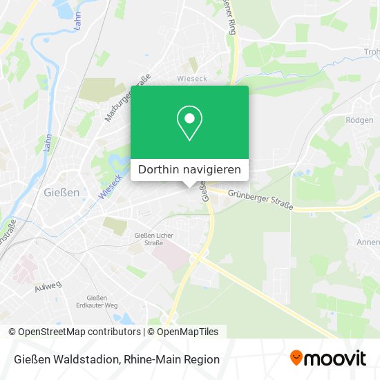 Gießen Waldstadion Karte