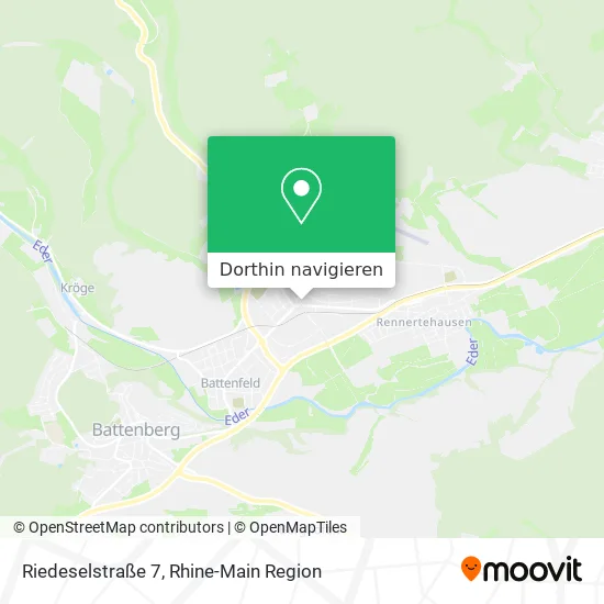 Riedeselstraße 7 Karte