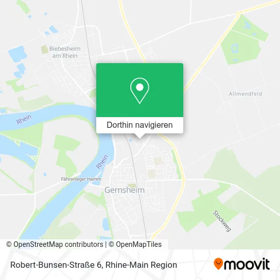 Robert-Bunsen-Straße 6 Karte