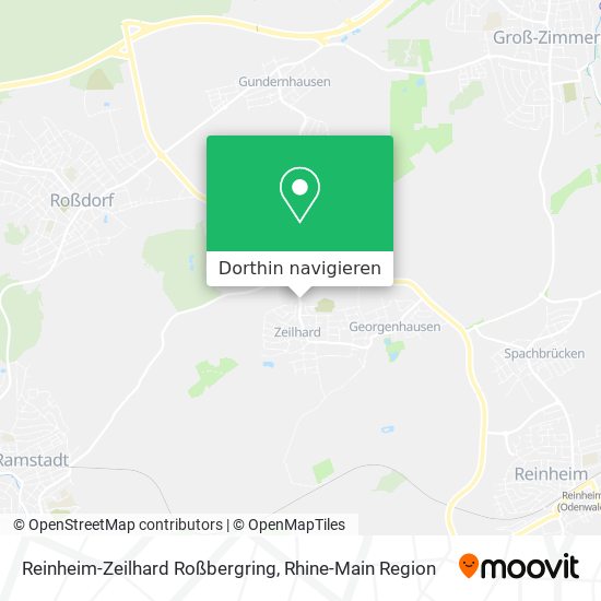 Reinheim-Zeilhard Roßbergring Karte