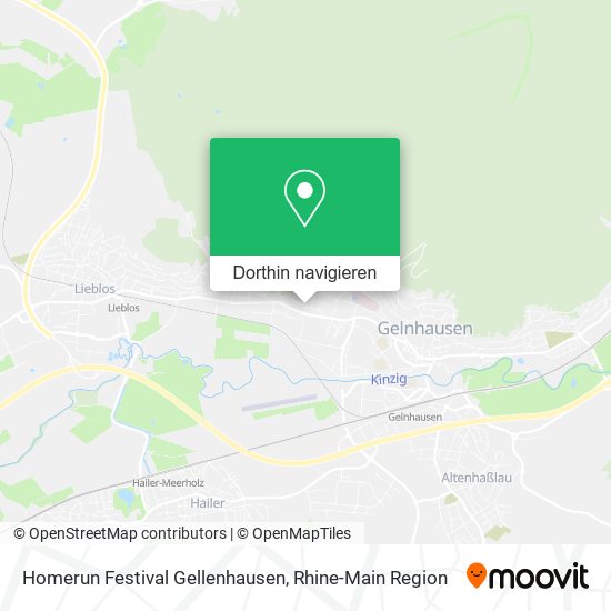 Homerun Festival Gellenhausen Karte