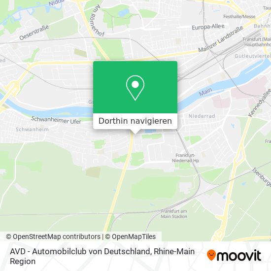 AVD - Automobilclub von Deutschland Karte