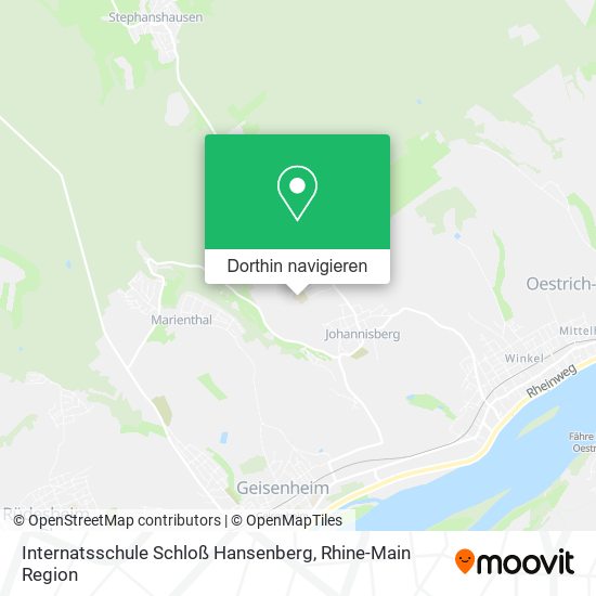 Internatsschule Schloß Hansenberg Karte