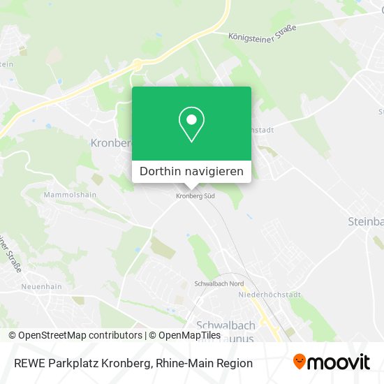REWE Parkplatz Kronberg Karte