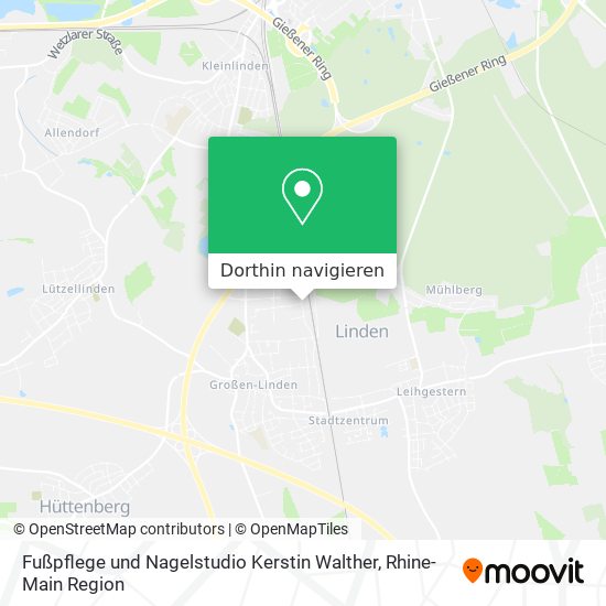 Fußpflege und Nagelstudio Kerstin Walther Karte