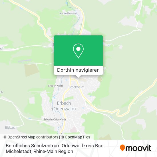 Berufliches Schulzentrum Odenwaldkreis Bso Michelstadt Karte