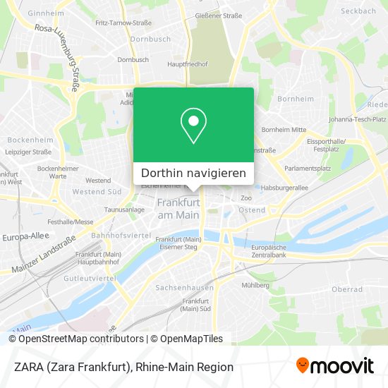 ZARA (Zara Frankfurt) Karte