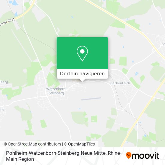 Pohlheim-Watzenborn-Steinberg Neue Mitte Karte