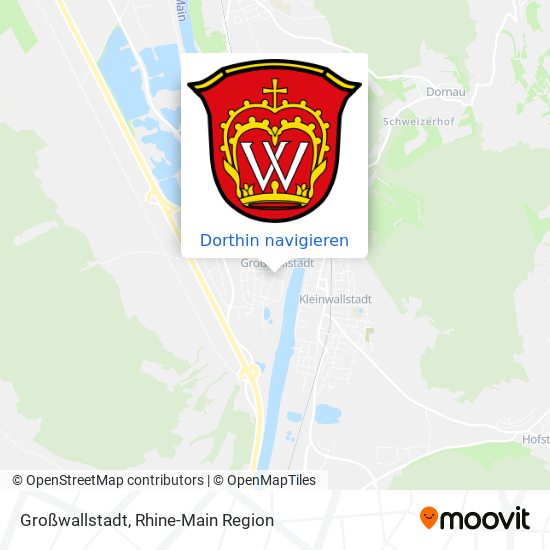 Großwallstadt Karte