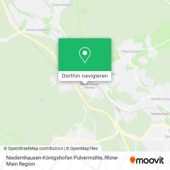 Niedernhausen-Königshofen Pulvermühle Karte