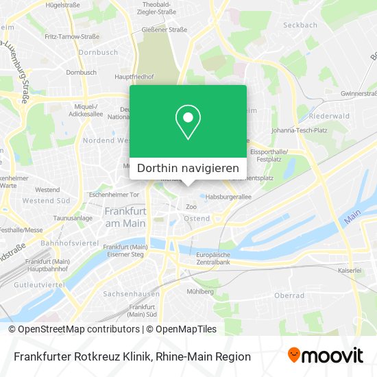 Frankfurter Rotkreuz Klinik Karte