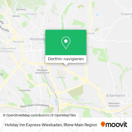 Holiday Inn Express-Wiesbaden Karte