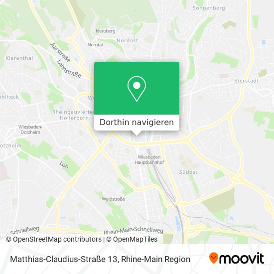 Matthias-Claudius-Straße 13 Karte