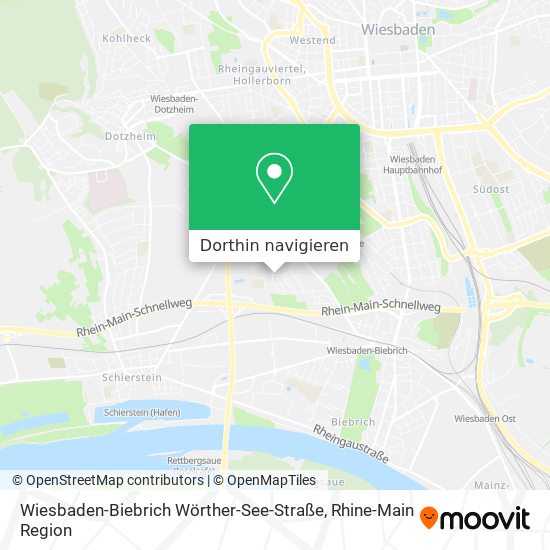 Wiesbaden-Biebrich Wörther-See-Straße Karte