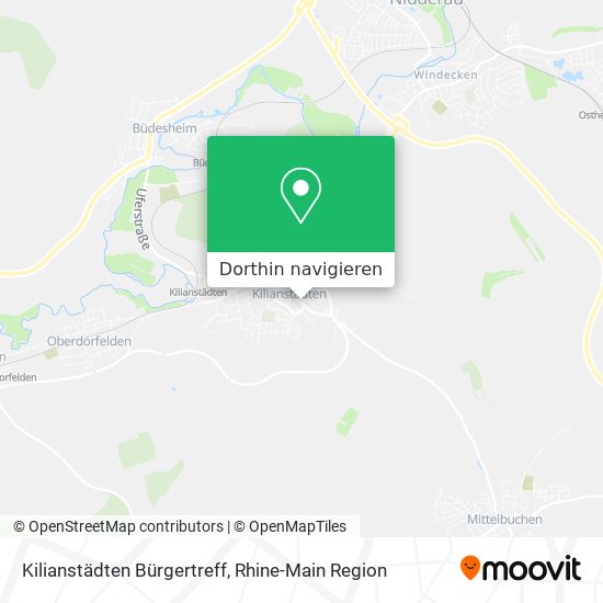 Kilianstädten Bürgertreff Karte