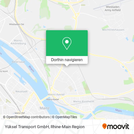 Yüksel Transport GmbH Karte