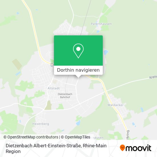 Dietzenbach Albert-Einstein-Straße Karte