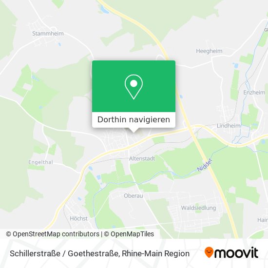 Schillerstraße / Goethestraße Karte